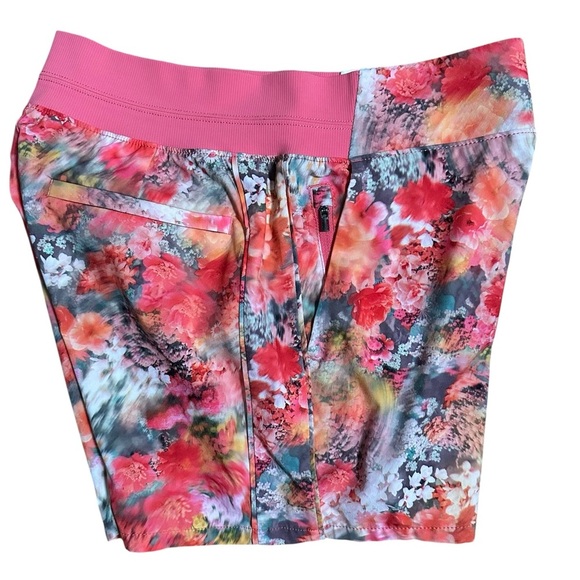 NWOT Athleta Coral Brooklyn Shorts Renewed Bloom Spring Pink - Picture 6 of 10